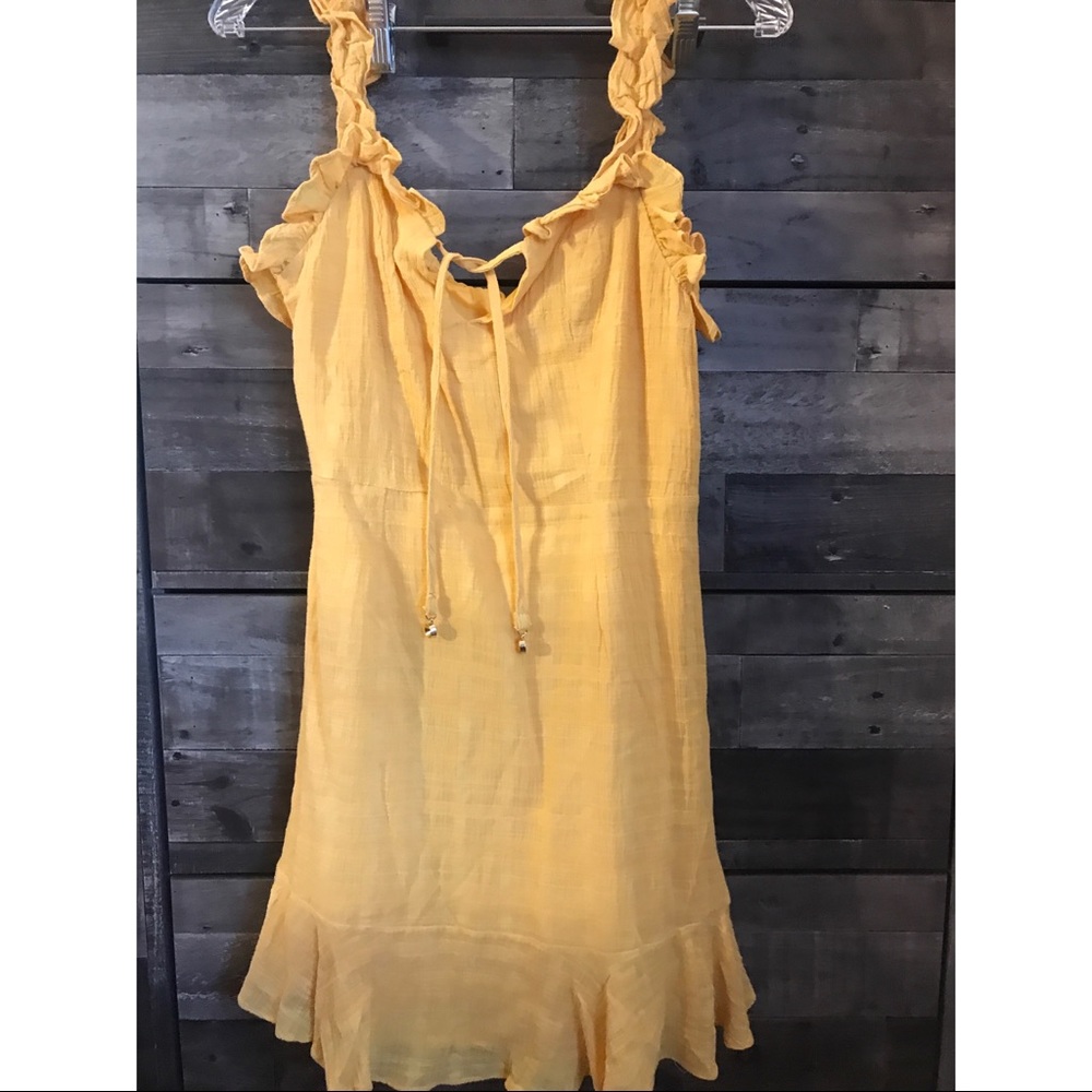 Yellow Mini Dress